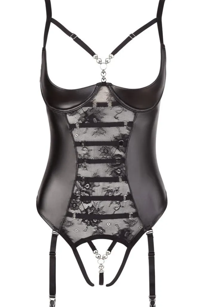 Abierta Fina Black String Body