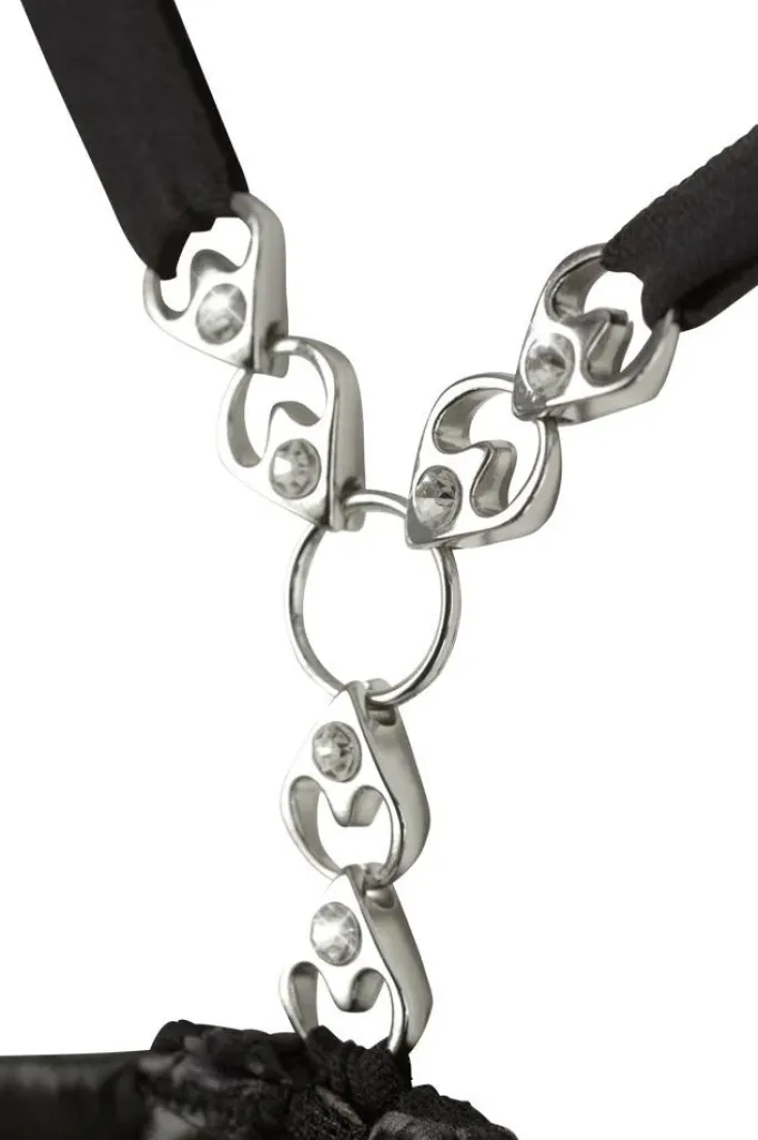 Abierta Fina Black String Body