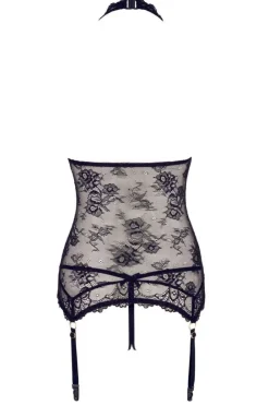 Abierta Fina Lace Basque and String