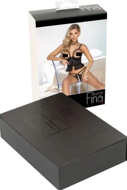 Abierta Fina Longline Bra Set