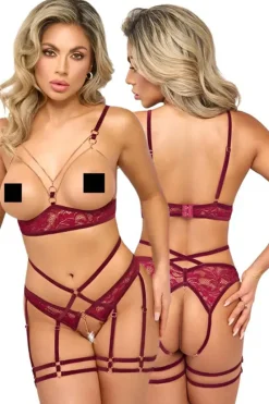 Abierta Fina Open Cup Red Set
