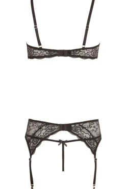 Abierta Fina Rhinestone Lingerie Set