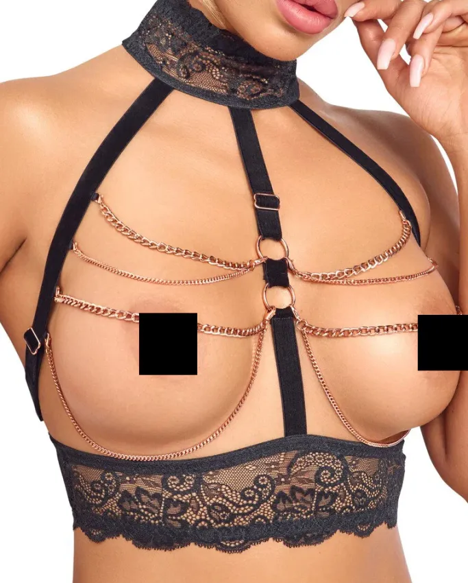 Abierta Fina Rose Gold Chain Set