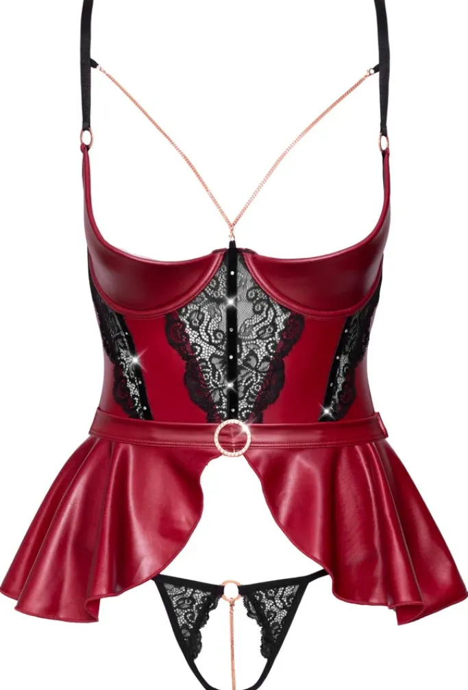 Abierta Fina Shelf Bra and String Set