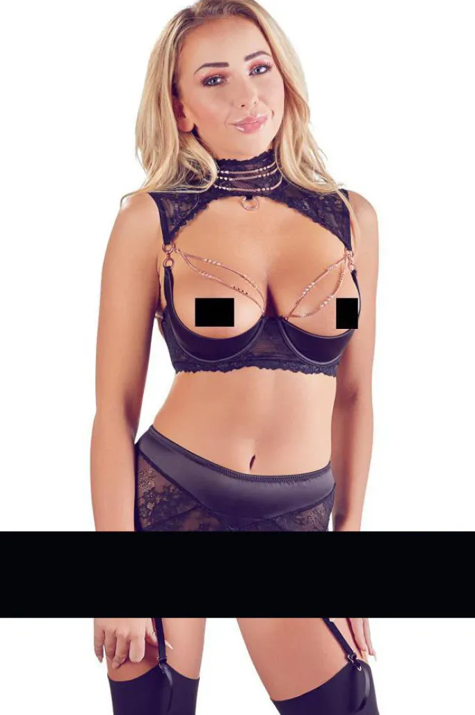 Abierta Fina Shelf Lingerie Set