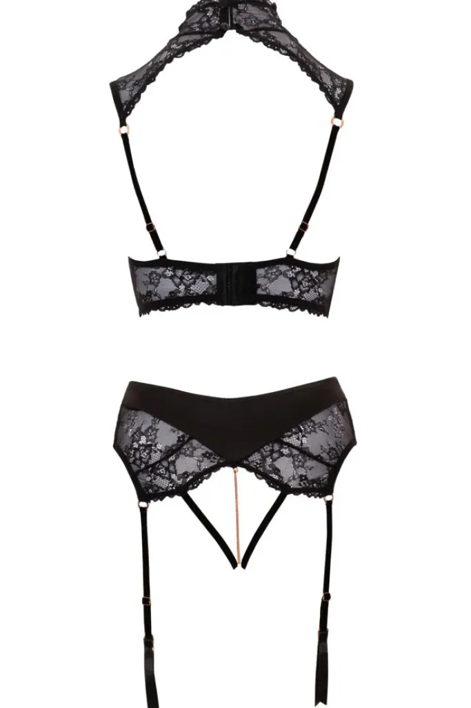Abierta Fina Shelf Lingerie Set