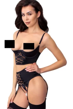 Abierta Fina Shelf Lingerie Set