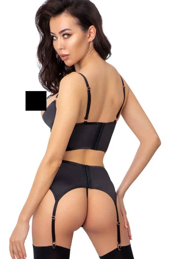 Abierta Fina Shelf Lingerie Set