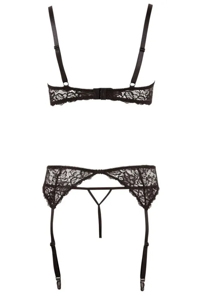 Abierta Fina Shelf Lingerie Set