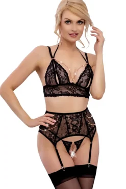 Abierta Fina Suspender Set