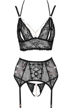 Abierta Fina Suspender Set