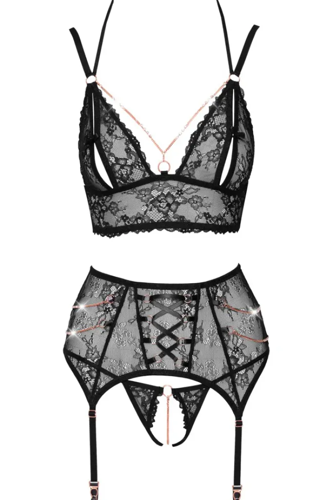 Abierta Fina Suspender Set