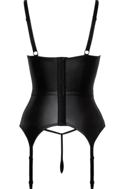 Abierta Fina Suspender Shirt and Thong