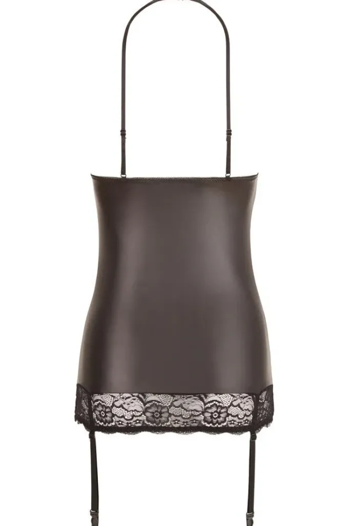 Abierta Fina Wetlook Lingerie Dress
