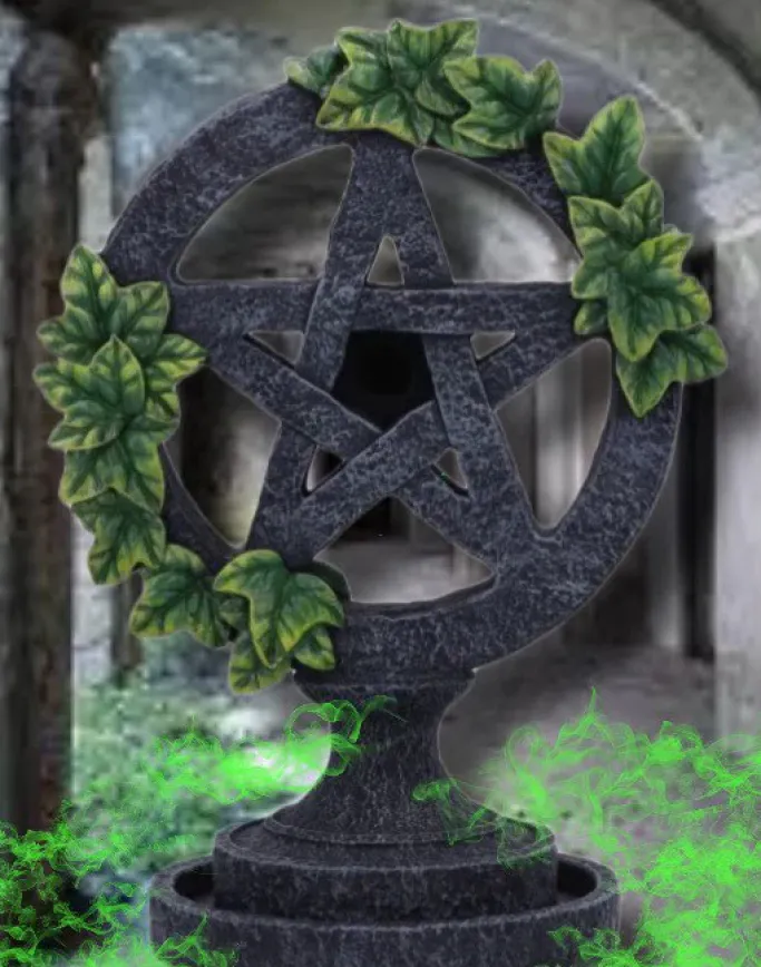 Nemesis Now Aged Pentagram Backflow Incense Burner
