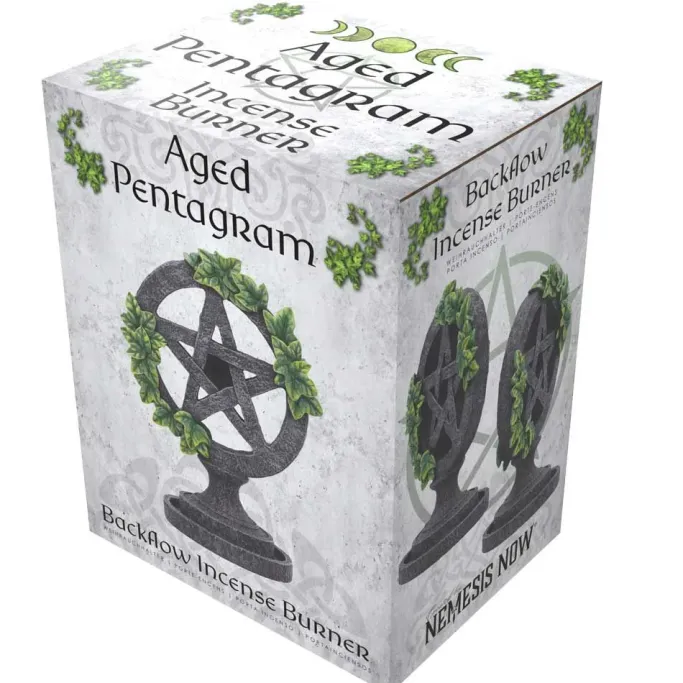 Nemesis Now Aged Pentagram Backflow Incense Burner