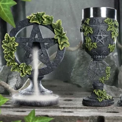 Nemesis Now Aged Pentagram Backflow Incense Burner