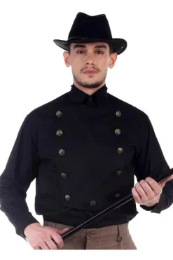 Pirate Dressing Airship Steampunk Shirt Black