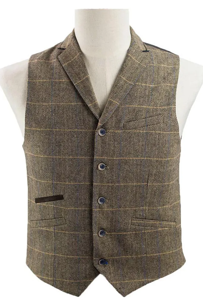 Kaymans Albert Brown Steampunk Waistcoat (36)