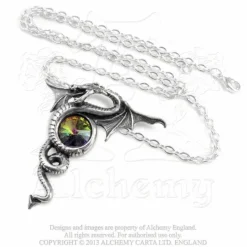 Alchemy Gothic Alchemy Anguis Aeternus Pendant  P346