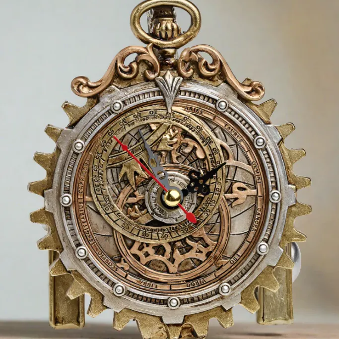 Alchemy Gothic Alchemy Anguistralobe Steampunk Clock V50