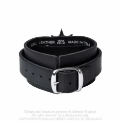 Alchemy Gothic Alchemy Baphomet Leather Wriststrap