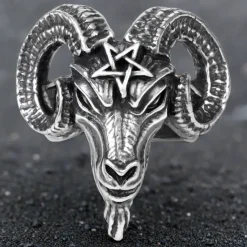 Alchemy Gothic Alchemy Baphomet Ring