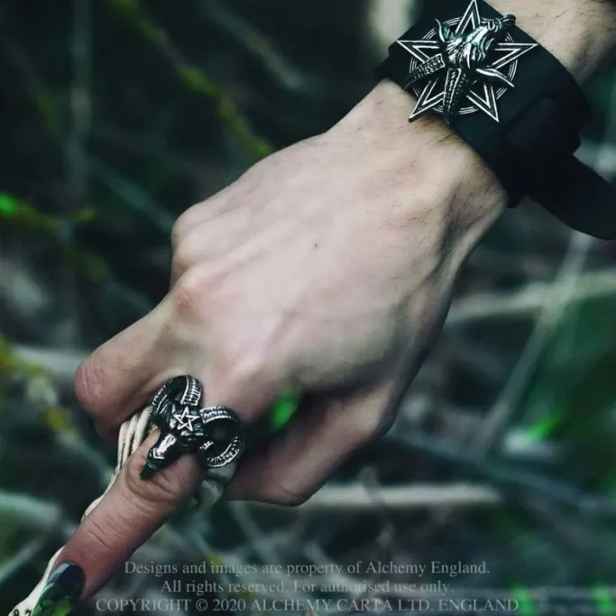 Alchemy Gothic Alchemy Baphomet Ring