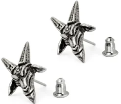 Alchemy Gothic Alchemy Baphomet Studs