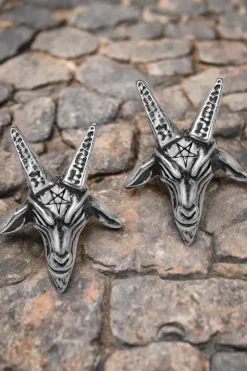 Alchemy Gothic Alchemy Baphomet Studs