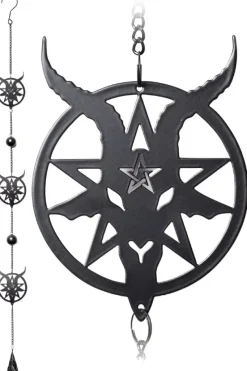 Alchemy Gothic Alchemy Baphomet Wind Chime