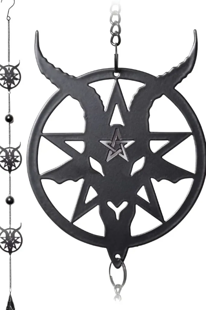 Alchemy Gothic Alchemy Baphomet Wind Chime