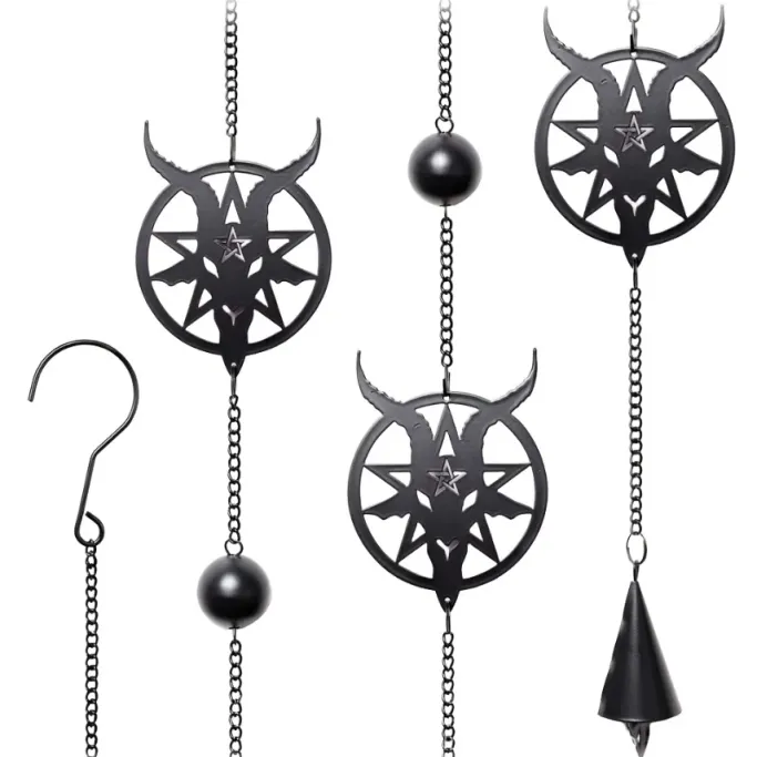 Alchemy Gothic Alchemy Baphomet Wind Chime