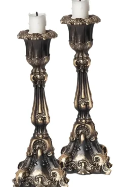 Alchemy Gothic Alchemy Baroque Candlesticks Pair