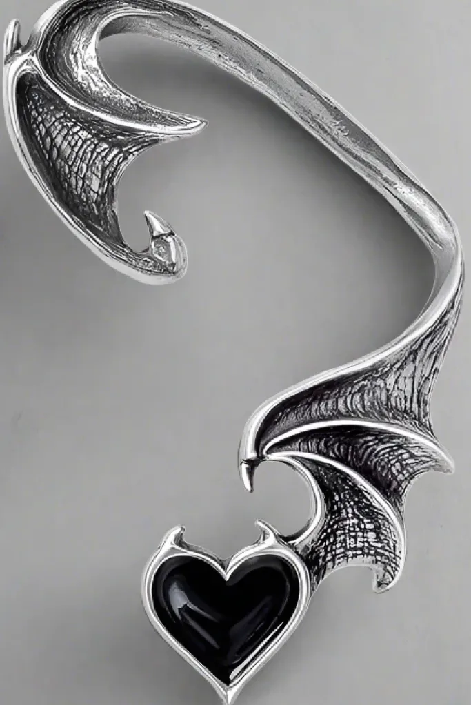 Alchemy Gothic Alchemy Bat Blacksoul Earwrap