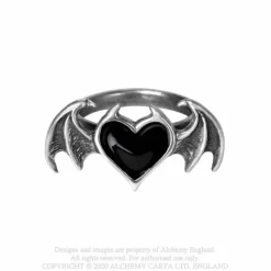 Alchemy Gothic Alchemy Bat Blacksoul Ring