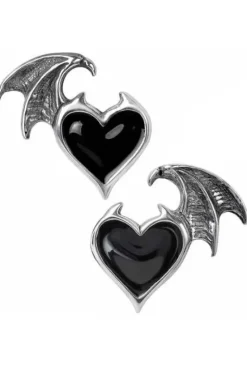 Alchemy Gothic Alchemy Bat Blacksoul Studs