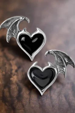 Alchemy Gothic Alchemy Bat Blacksoul Studs