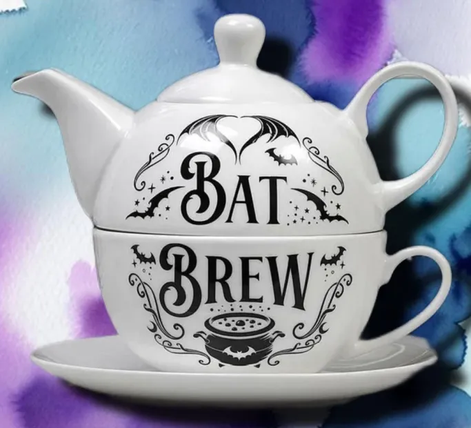 Alchemy Gothic Alchemy Bat Brew Tea Set