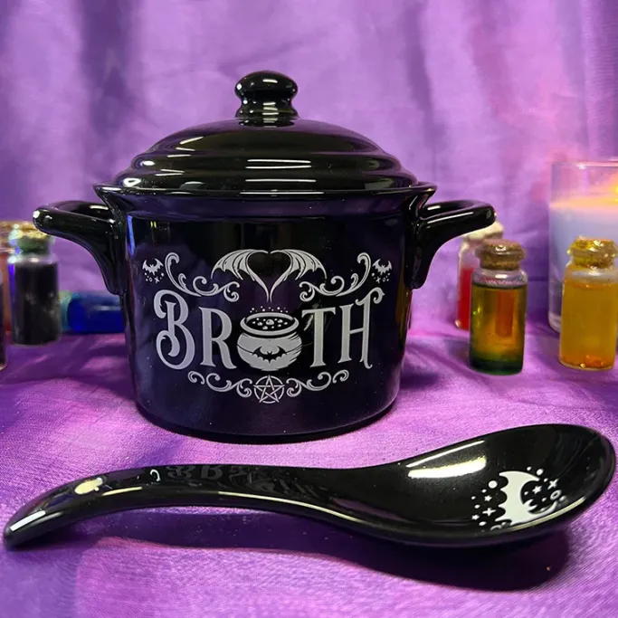 Alchemy Gothic Alchemy Bat Broth Soup Bowl