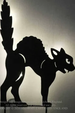Alchemy Gothic Alchemy Black Cat Garden Light