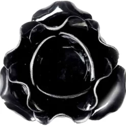 Alchemy Gothic Alchemy Black Rose Candle Holder/Pot