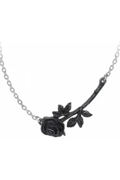 Alchemy Gothic Alchemy Black Rose Enigma Necklace