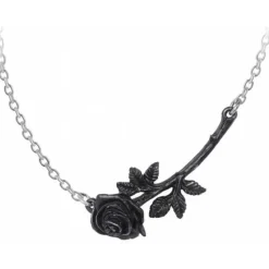 Alchemy Gothic Alchemy Black Rose Enigma Necklace