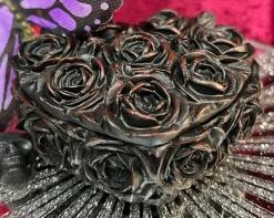 Alchemy Gothic Alchemy Black Rose Heart Box