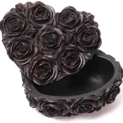 Alchemy Gothic Alchemy Black Rose Heart Box