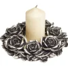 Alchemy Gothic Alchemy Black Rose Wreath Wall Plaque V65