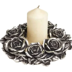 Alchemy Gothic Alchemy Black Rose Wreath Wall Plaque V65
