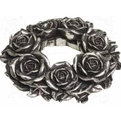 Alchemy Gothic Alchemy Black Rose Wreath Wall Plaque V65