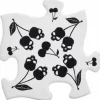 Alchemy Gothic Alchemy Black Skull Cherries Jigsaw Coasters